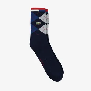 Высокие носки Lacoste Unisex, синий, арт. RA2524