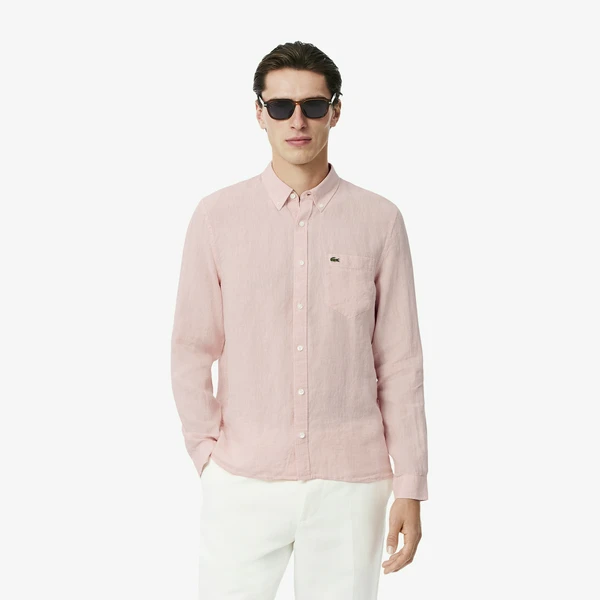 Рубашка Lacoste Regular Fit, розовый, арт. CH5692
