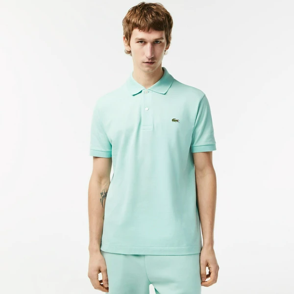 Мужское поло Lacoste L1212 Classic Fit, голубой, арт. L1212