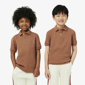 Детское поло Lacoste, коричневый, арт. PJ2909