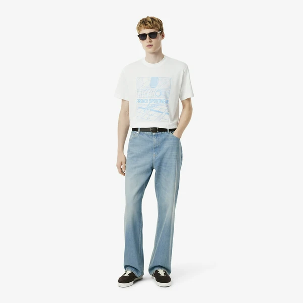 Мужские брюки Lacoste свободного кроя, синий, арт. HH5661