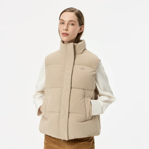 Женский жилет Lacoste, бежевый, арт. BF2628