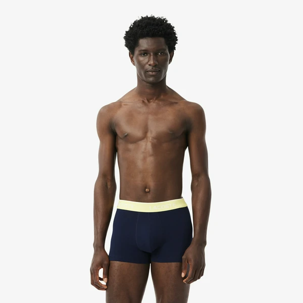 Мужское нижнее белье Lacoste из хлопка, синий, арт. 5H1297
