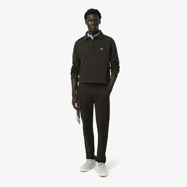 Мужские брюки-чинос Lacoste из эластичного хлопка, коричневый, арт. HH3463