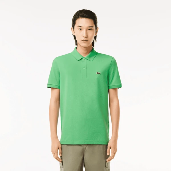 Мужское поло Lacoste L.12.12 Slim Fit, зеленый, арт. PH4012