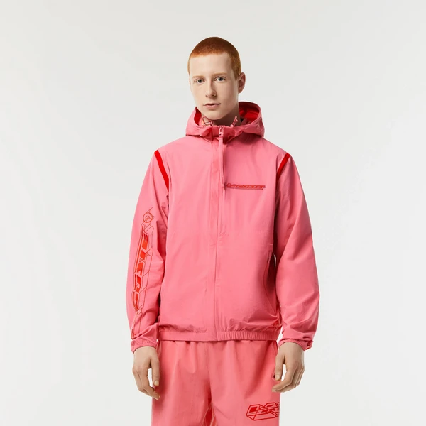 Спортивная трек-куртка Lacoste, розовый, арт. BH5437