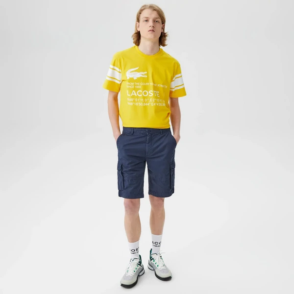 Мужские шорты-бермуды Lacoste, желтый, арт. FH0316