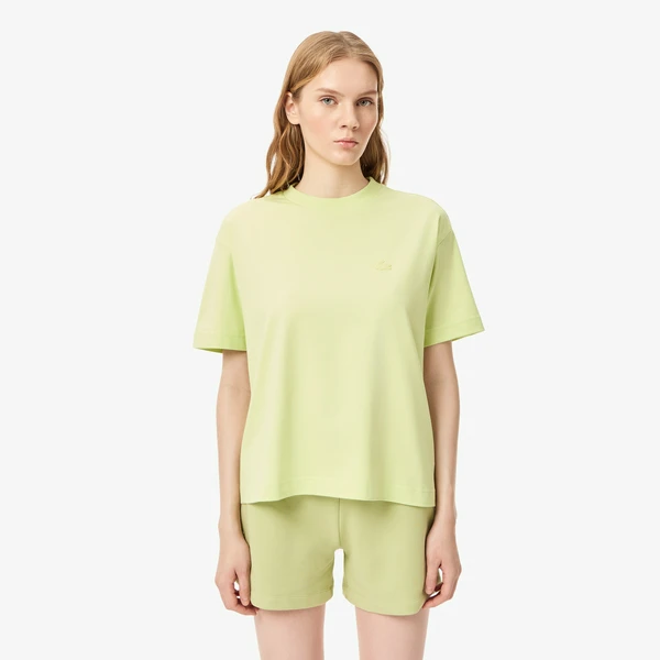 Женская футболка Lacoste, зеленый, арт. TF0503