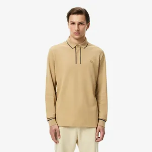 Поло с длинным рукавом Lacoste, бежевый, арт. PH8184R