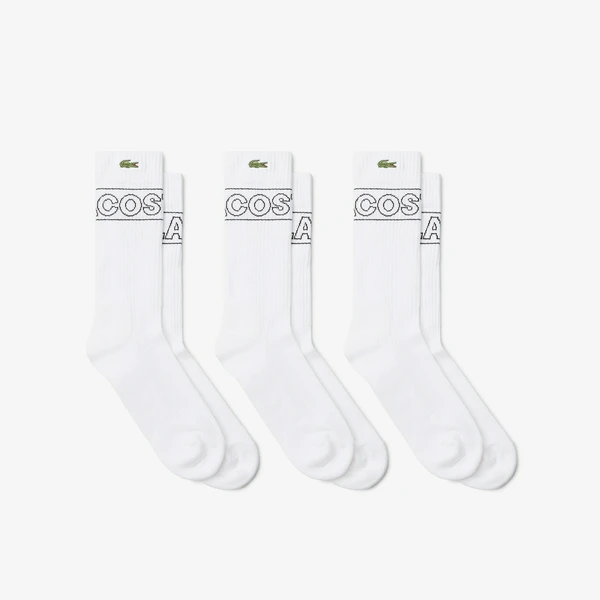 Носки Lacoste из хлопка, белый, арт. RA5122