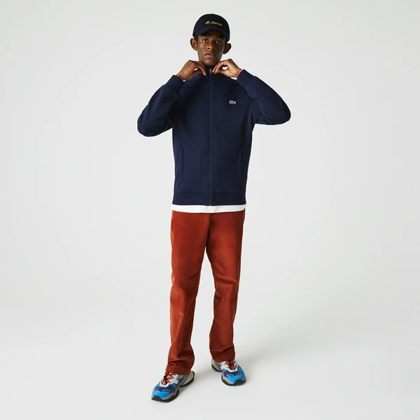 Мужская флисовая толстовка Lacoste SPORT, синий, арт. SH1559