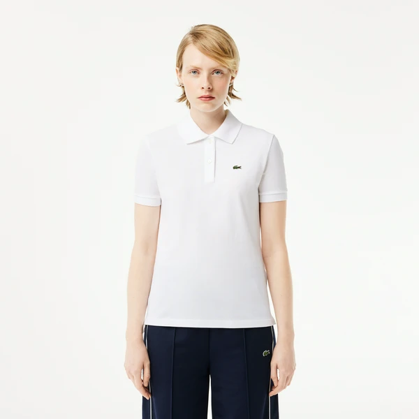 Женское поло Lacoste Classic Fit, белый, арт. PF7839