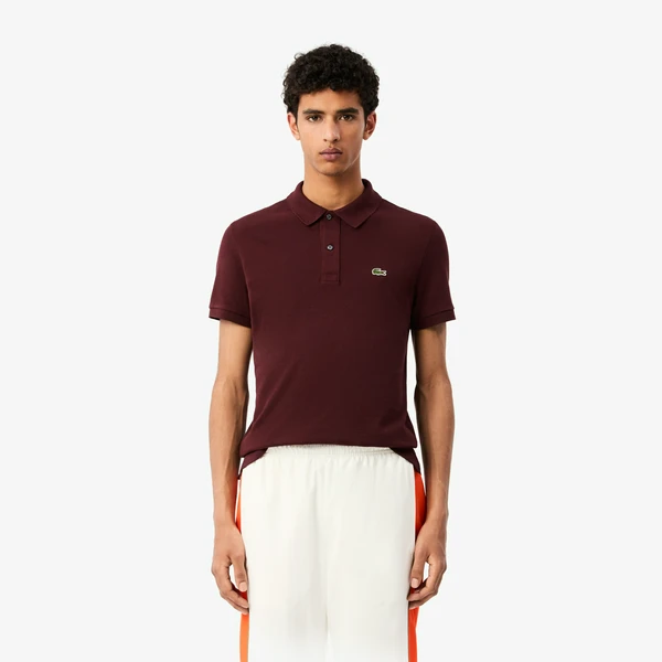 Мужское поло Lacoste L.12.12 Slim Fit, красный, арт. PH4012