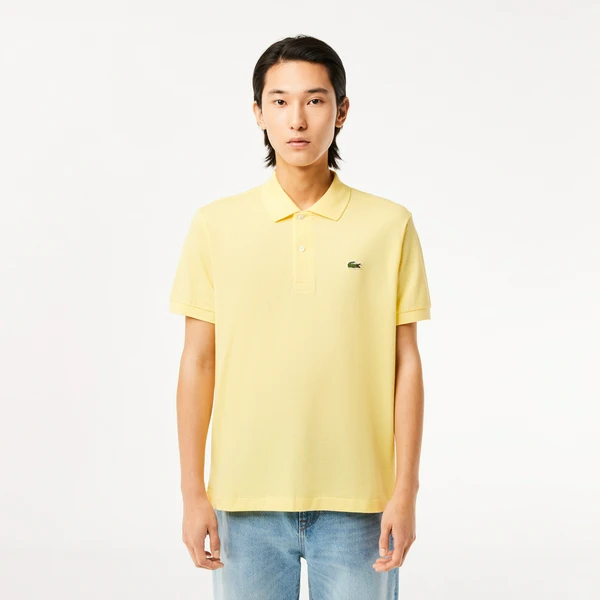 Мужское поло Lacoste L1212 Classic Fit, желтый, арт. L1212