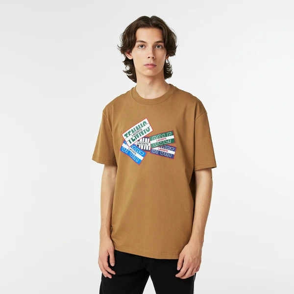 Мужская футболка Lacoste SPORT, коричневый, арт. TH2401