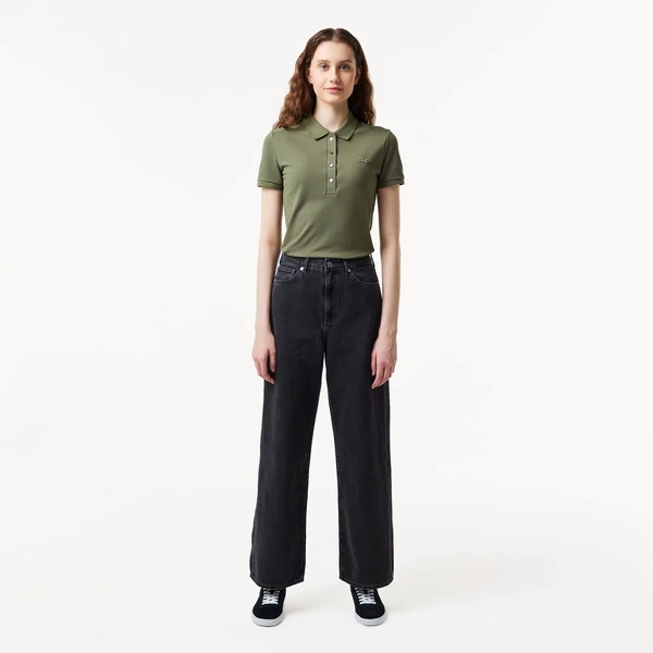 Женские джинсы Lacoste Loose Fit, черный, арт. HF0310
