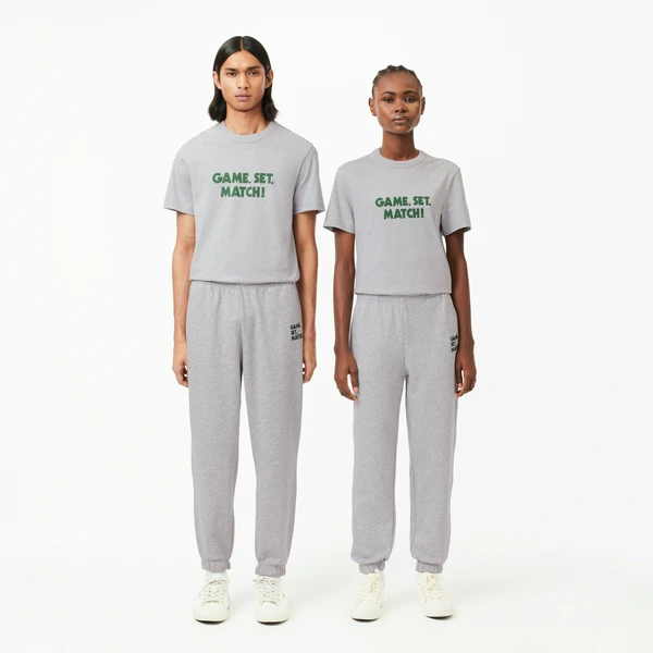 Мужские флисовые спортивные брюки Lacoste, серый, арт. XH0145