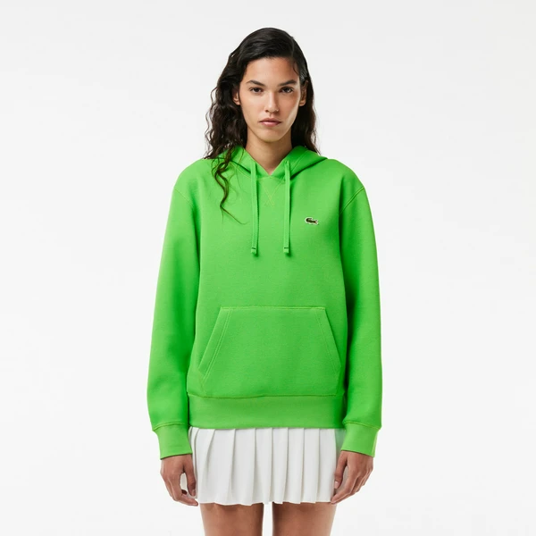 Женская толстовка Lacoste с капюшоном, зеленый, арт. SF8346