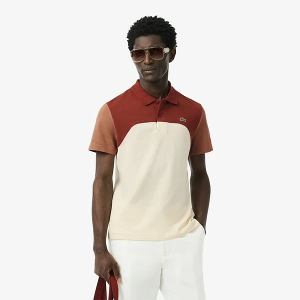 Мужское поло Lacoste из хлопка, белый, арт. PH9563