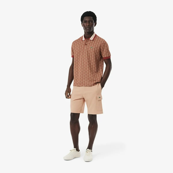 Мужские шорты Lacoste из органического хлопка, розовый, арт. GH9743