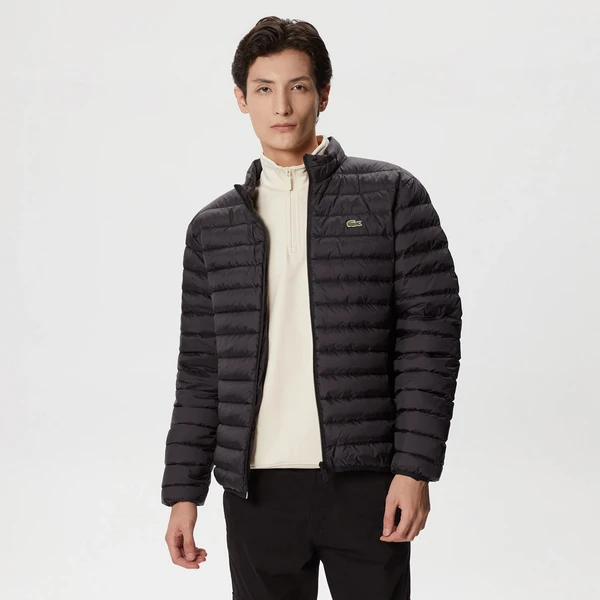 Мужская стеганая куртка Lacoste, черный, арт. BH2402