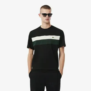 Футболка Lacoste колор-блок, черный, арт. TH5890