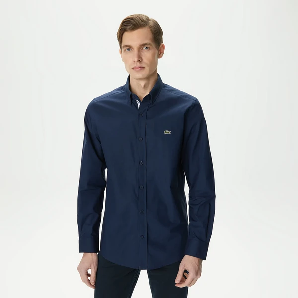 Мужская рубашка Lacoste, синий, арт. CH0415
