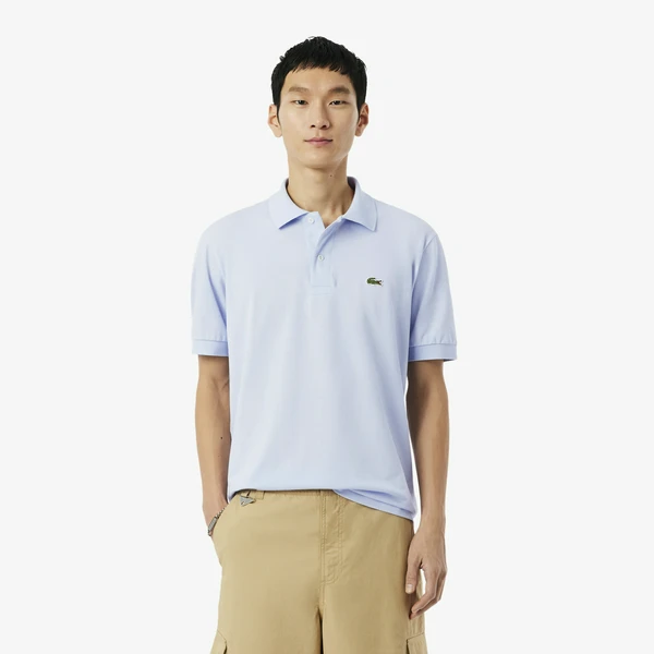 Мужское поло Lacoste из органического хлопка, голубой, арт. PH9851