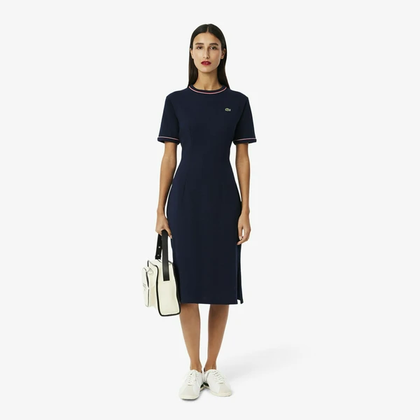 Платье Lacoste из органического хлопка, синий, арт. EF9988