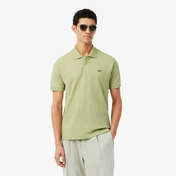 Мужское поло Lacoste L1212 Classic Fit, зеленый, арт. L1212