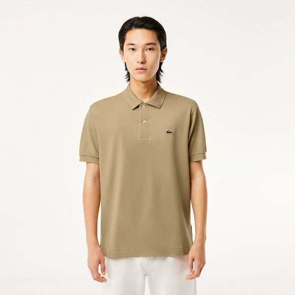 Мужское поло Lacoste L1212 Classic Fit, бежевый, арт. L1212