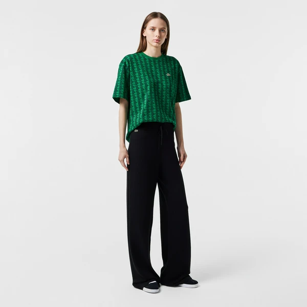 Женские брюки Lacoste Loose Fit, черный, арт. HF2419