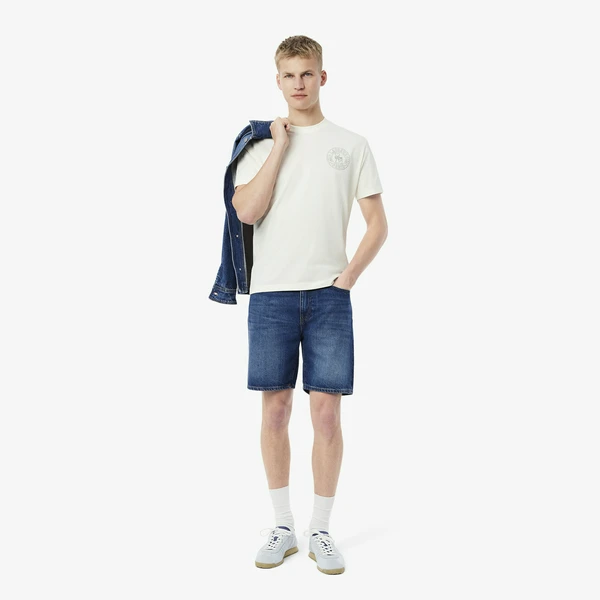 Мужские шорты Lacoste из органического хлопка, синий, арт. FH9932
