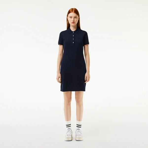 Женское платье-поло Lacoste Slim Fit, синий, арт. EF5473