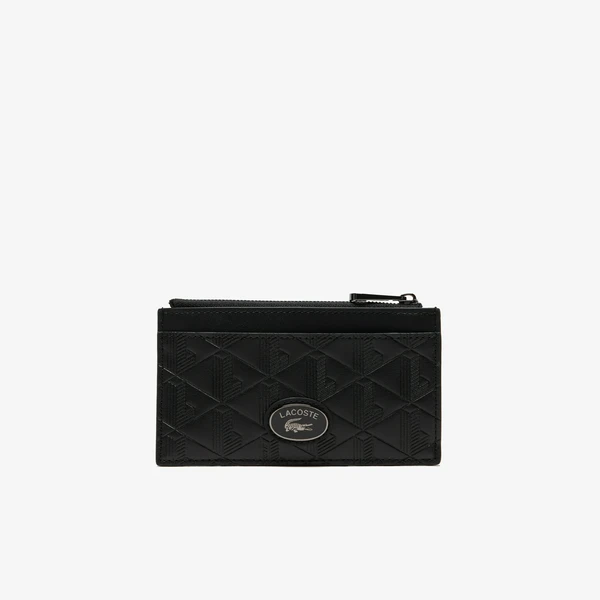 Кошелек-монетница Lacoste Monogram, черный, арт. NH4574MR