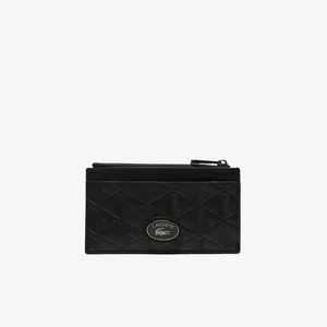 Кошелек-монетница Lacoste Monogram, черный, арт. NH4574MR