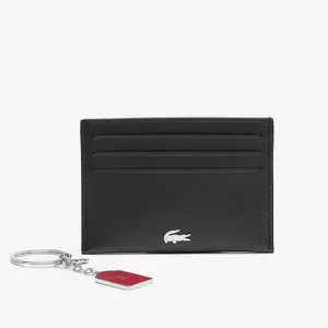 Подарочный набор Lacoste: картхолдер и брелок, черный, арт. NH4406FG