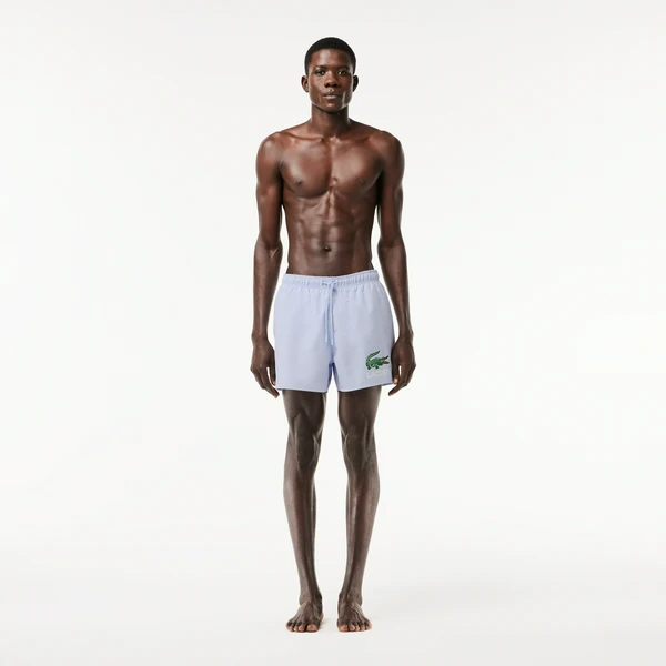 Мужские купальные шорты Lacoste, голубой, арт. MH6912