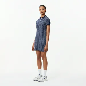 Женское платье-поло Lacoste Slim Fit, синий, арт. EF1676