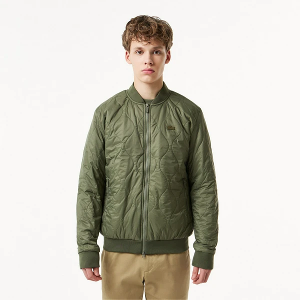 Мужская стёганая куртка Lacoste, коричневый, арт. BH0409