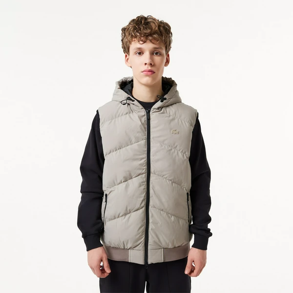 Мужской жилет Lacoste Slim Fit, серый, арт. BH0330
