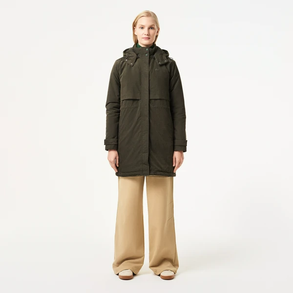 Женская парка Lacoste, хаки, арт. BF2512