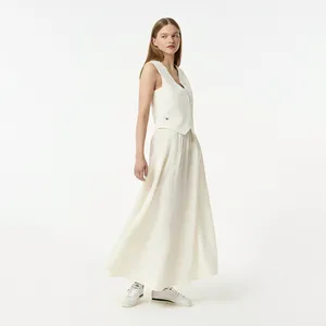 Длинная юбка Lacoste, белый, арт. JF0509