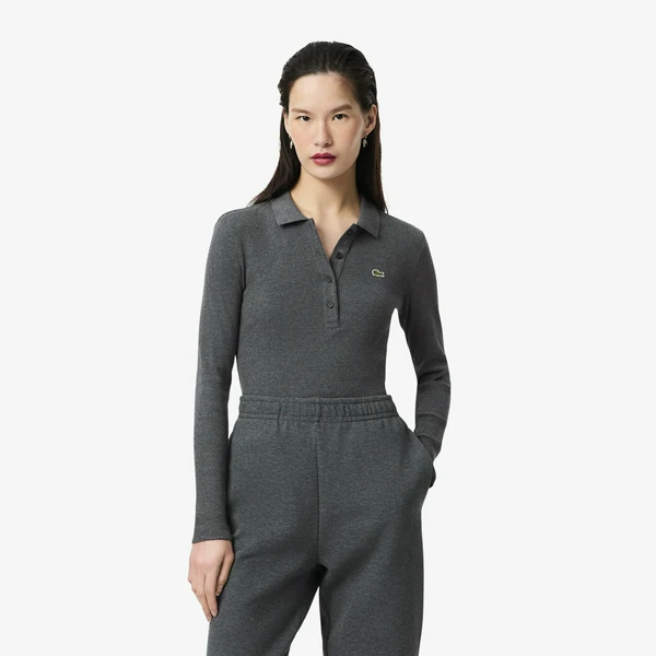Женское поло Lacoste L.12.D, серый, арт. DF5281