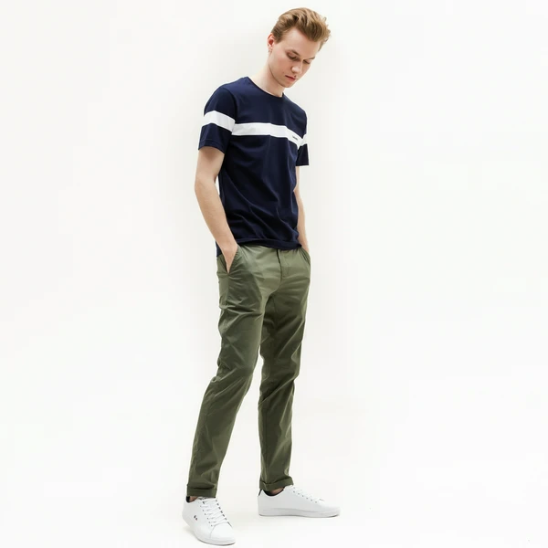 Мужские брюки Lacoste Slim Fit, бежевый, арт. HH0990