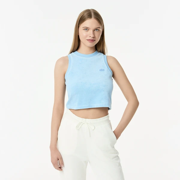 Женский топ Lacoste, голубой, арт. TF0505