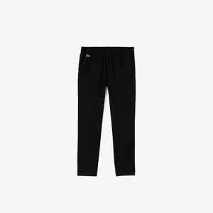 Детские хлопковые брюки Lacoste, черный, арт. HJ9701