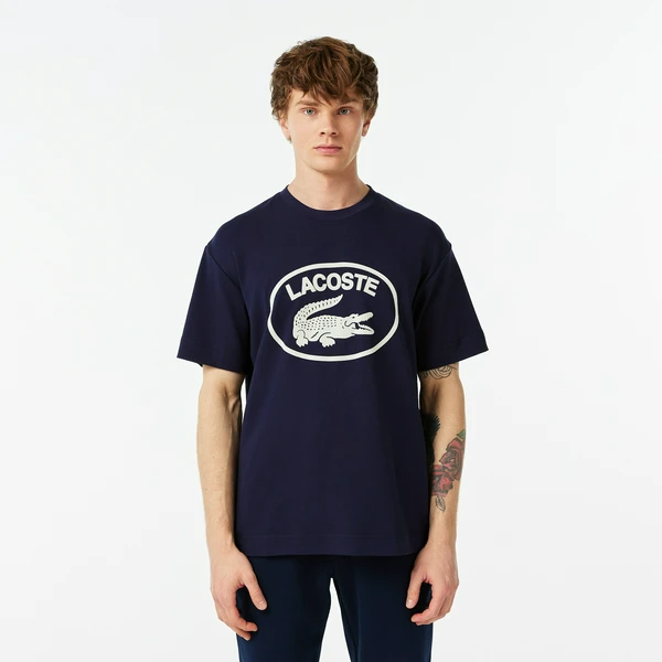 Мужская футболка Lacoste Loose Fit, синий, арт. TH0244