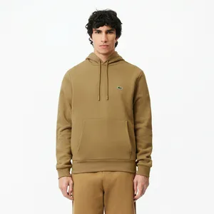 Мужская толстовка Lacoste Classic Fit с флисом, коричневый, арт. SH9623