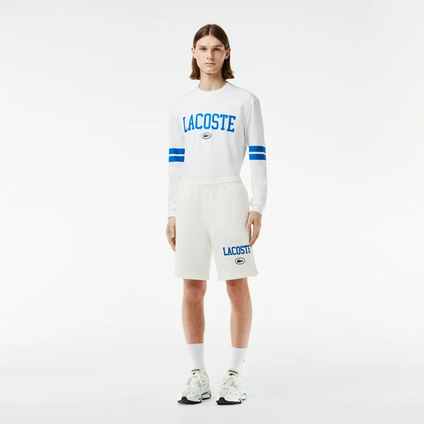 Мужские шорты Lacoste Regular Fit, белый, арт. GH7499